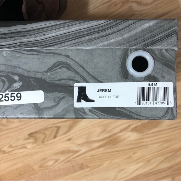 Jeffrey Campbell Jeremy Boots NIB Sz 9.5 Brown Women’s Leather Suede - Picture 10 of 11